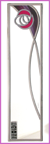 Charles Rennie Mackintosh Single Rose Mirror